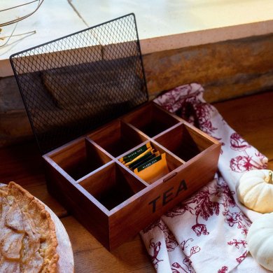 Органайзер для чаю Homla MOOKA Дерево 233101 фото - 6