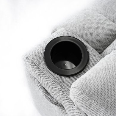 Кресло мягкое раскладное массажное с реклайнером Mebel Elit BOX 2 Серый ME.BOX2/P/T/FW фото - 11