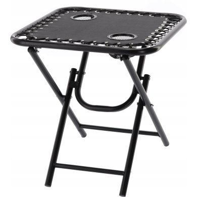 Складаний туристичний стіл Garden Line 50 см Чорний LEZ2739 фото - 4