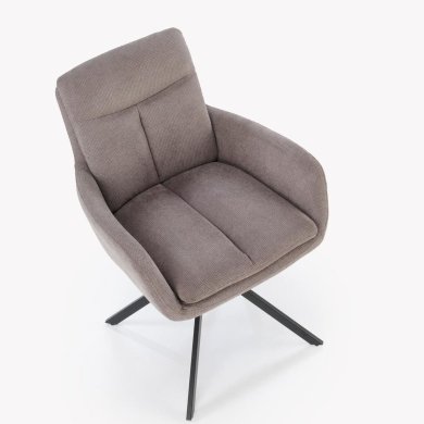 Обеденный стул поворотный Halmar K536 Пепельный V-CH-K/536-KR-POPIELATY фото - 7