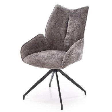 Обідній стілець поворотний Halmar K553 Попелястий V-CH-K/553-KR-POPIELATY фото - 3