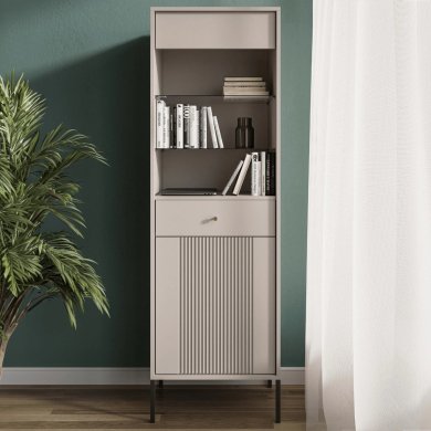 Витрина Mebel Elit SOFT Кашемир - 4 Витрина Mebel Elit SOFT Кашемир W.ISEO/KASZ/BZ/WIT фото - 4