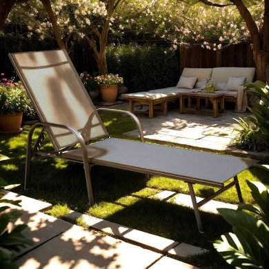 Шезлонг Garden Line ANH6111 Темно-сірий ANH6111 фото - 9