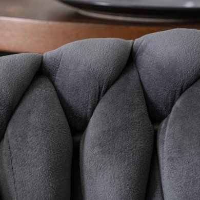 Обеденный стул Mebel Elit ELENA Welur Серый ME.ELENA/P/V/K фото - 8