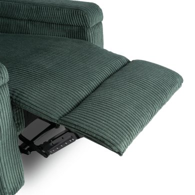 Кресло мягкое раскладное массажное с реклайнером Mebel Elit SEBASTIAN Velvet Зеленый ME.SEBASTIAN/Z/SZTR/FW фото - 10