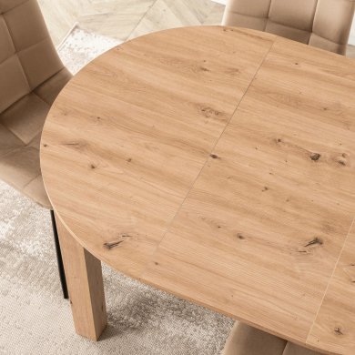 Розкладний обідній стіл Mebel Elit HARRY SMALL Дуб артизан ME.HARRY/92-130/DA/DA/S фото - 8