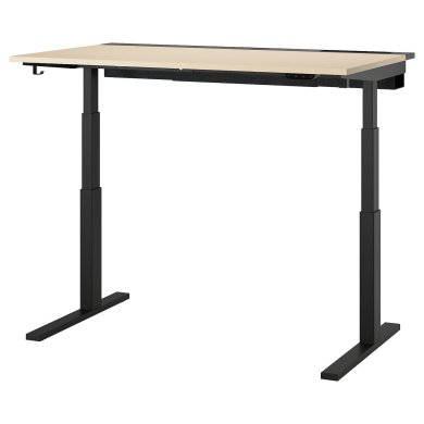 IKEA Письменный стол для работы сидя/стоя MITTZON Береза (ИКЕА МИЦОН) 49528585