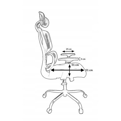 Офисное кресло Kontrast Черный - 14 Офисное кресло Kontrast Черный 5.90.20114 фото - 14