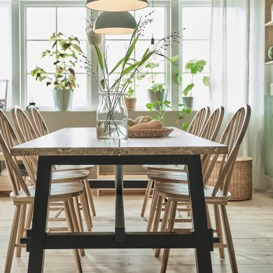 IKEA Обеденный стол SKOGSTA Акация (ИКЕА SKOGSTA) 70419264 фото - 15
