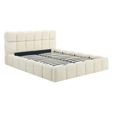 Ліжко Mebel Elit MURACJA Welur 160x200 см Кремовий ME.MURCJA/160/KR/V/LOZZPOJ фото - 2
