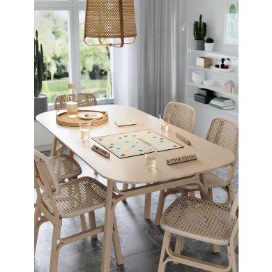 IKEA Обеденный стол VOXLOV Бамбук (ИКЕА ВОКЛОВ) 40434322 фото - 6