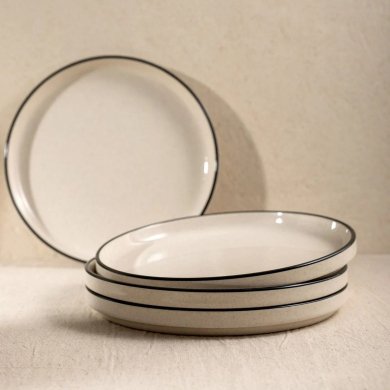 Набор десертных тарелок Homla AZRA 20 см 4 шт Бежевый 244173 фото - 6