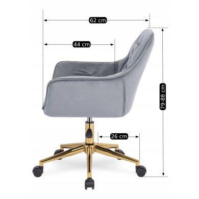 Офисное кресло Mebel Elit MILAN Серый - 12 Офисное кресло Mebel Elit MILAN Серый ME.MILAN/P/ZL/V/FO фото - 12