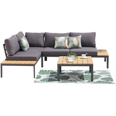 Комплект садовой мебели Garden Line ALM8137 Серый - 4 Комплект садовой мебели Garden Line ALM8137 Серый ALM8137 фото - 4