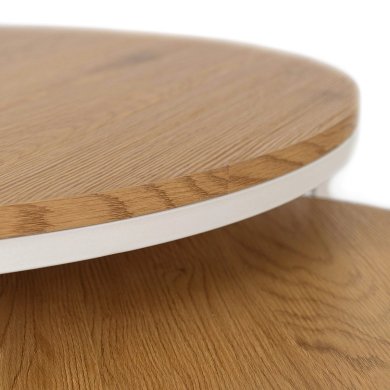 Комплект журнальных столов Mebel Elit DANIELLE MAX 2 шт Дуб - 3 Комплект журнальных столов Mebel Elit DANIELLE MAX 2 шт Дуб ME.MAXDANIELLE/D/B/L фото - 3