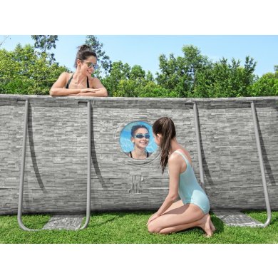 Каркасний басейн Bestway 56946 POWER STEEL 488x305x107 см Сірий 84853683 фото - 5