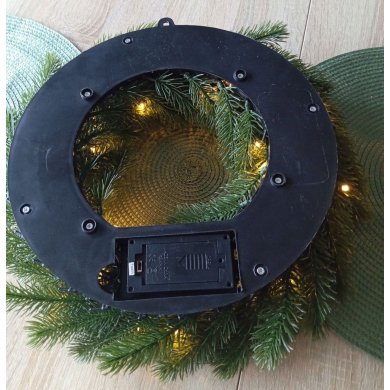 Рождественский венок Chomik 40 LED Зеленый LED4239 фото - 4