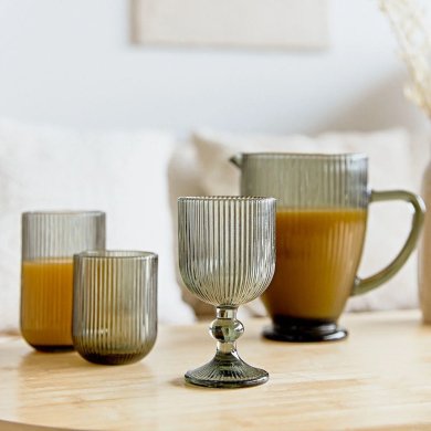 Бокал для вина Homla ALESA 220 мл Серый - 7 Бокал для вина Homla ALESA 220 мл Серый 224201 фото - 7