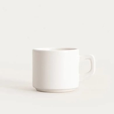 Чашка с блюдцем Homla FAMELIO 200 мл Белый 237737 фото - 3