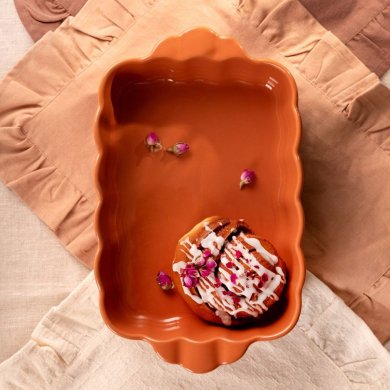 Форма для выпечки Homla BRISA 34x20,5 см Оранжевый 243517 фото - 6