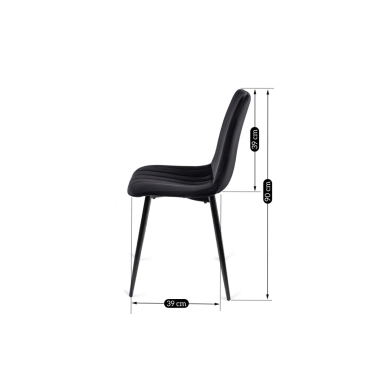 Обеденный комплект мебели Mebel Elit HARRY IBIS | Дуб артизан / Черный harry/ibis/artcza фото - 16