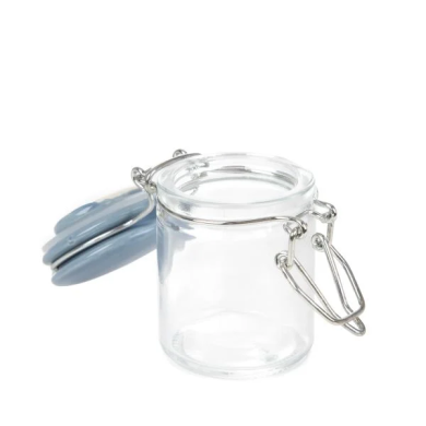 Банка Homla FERSKEN 50 мл | Прозрачный / Голубой - 3 Банка Homla FERSKEN 50 мл | Прозрачный / Голубой 214644 фото - 3