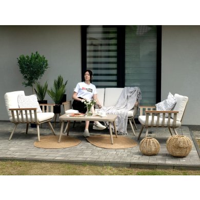 Комплект садовой мебели Garden Line ALM9408 Бежевый - 2 Комплект садовой мебели Garden Line ALM9408 Бежевый ALM9408 фото - 2