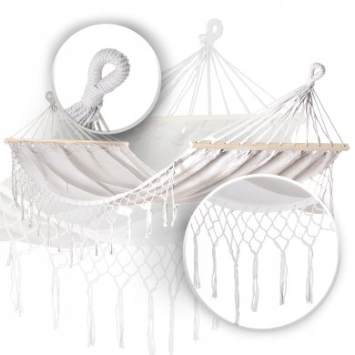 Гамак Kontrast MILOS 2 200х100 см Екрю 5.02.211699 фото - 2