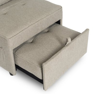 Кресло мягкое раскладное Mebel Elit IBERIS Бежевый - 10 Кресло мягкое раскладное Mebel Elit IBERIS Бежевый ME.IBERIS/BZ/T/FW67 фото - 10