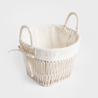 Корзина Homla TEMIRA 25x27 см Белый - 2 Корзина Homla TEMIRA 25x27 см Белый 237742 фото - 2