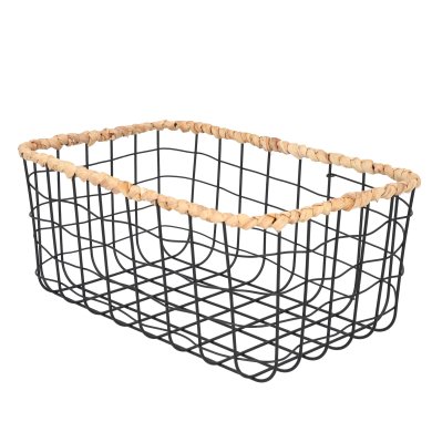 Корзина Homla L MANS 34x23см | Черный / Гиацинт 162615