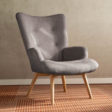 Кресло мягкое Homla MOSS POP Серый 223759 фото - 8