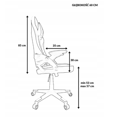 Геймерское кресло Kontrast KG106 Черный - 15 Геймерское кресло Kontrast KG106 Черный 5.90.20250 фото - 15