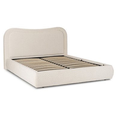 Кровать Mebel Elit HAGA Boucle 160x200 см Кремовый ME.HAGA/160/KR/TB/LOZZPOJ фото - 2