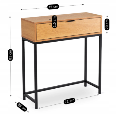 Туалетний стіл Mebel Elit PETRA Дуб ME.PETRA/D/CZ/B фото - 6