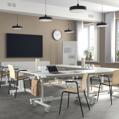 IKEA Складной письменный стол MITTZON Белый (ИКЕА МИЦОН) 20527954 фото - 8