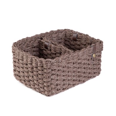 Набір кошиків Homla Zestaw 3 шт Коричневий - 3 Набір кошиків Homla Zestaw 3 шт Коричневий 228677 фото - 3