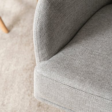 Обеденный стул поворотный Mebel Elit BIANCO Серый ME.BIANCO/P/T/K фото - 10