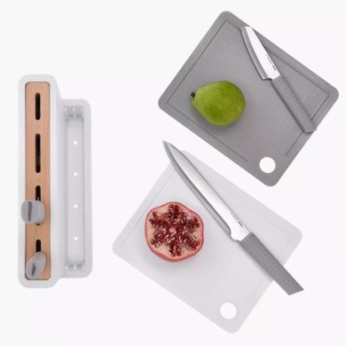 Підставка для ножів Duka SKICKLIG | Білий Сірий 1218718 фото - 6