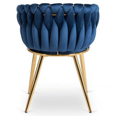 Обідній стілець Mebel Elit CAPI Welur Синій ME.CAPI/GR/ZL/V/K фото - 4