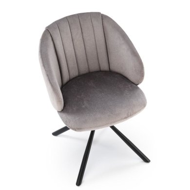 Обеденный стул поворотный Halmar K533 Пепельный V-CH-K/533-KR-POPIELATY фото - 7