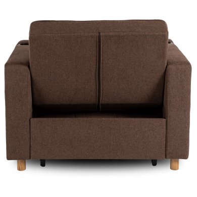 Крісло м'яке розкладне Mebel Elit SOLOR Коричневий ME.SOLOR/BR/T/FW фото - 8