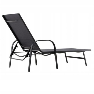 Шезлонг Garden Line ANH6111 Темно-серый - 2 Шезлонг Garden Line ANH6111 Темно-серый ANH6111 фото - 2