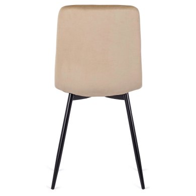 Обідній стілець Mebel Elit IBIS Welur Бежевий - 4 Обідній стілець Mebel Elit IBIS Welur Бежевий ME.IBIS/BZ/V/K фото - 4