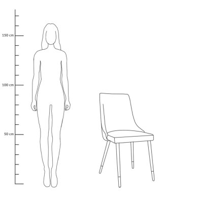 Обеденный стул Homla LOGAN Welur Бежевый - 9 Обеденный стул Homla LOGAN Welur Бежевый 201514 фото - 9