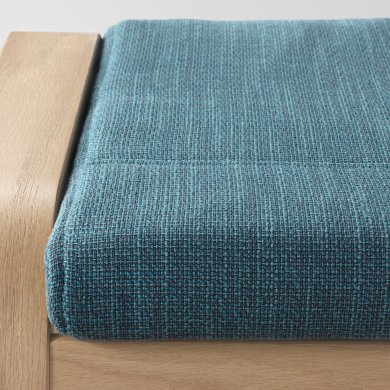 IKEA Підставка для ніг POANG Темно-синій (ИКЕА ПОАНГ) 19287479 фото - 6