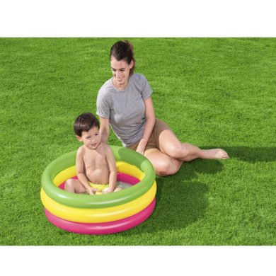 Надувной детский бассейн Bestway 51128 70х24 см Разноцветный BES51128 фото - 6