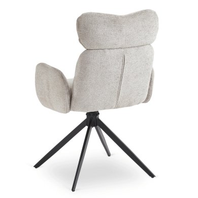 Обідній стілець поворотний Mebel Elit ALVARO Boucle Сірий ME.ALVARO/P/TB/K фото - 4