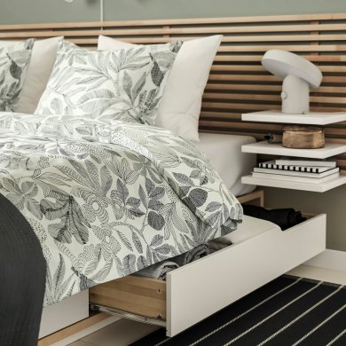 IKEA Кровать MANDAL 140x200 см Белый (ИКЕА МАНДАЛА) 09094947 фото - 16
