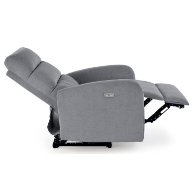 Кресло мягкое раскладное массажное с реклайнером Halmar CARINIO Пепельный V-CH-CARINIO-FOT-POPIEL фото - 2